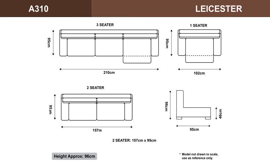 Leicester Leather Sofa Lounge Set